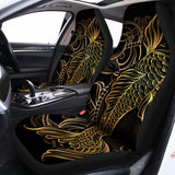 Gold Koi Carp Fish Print Universal Fit Car Seat Covers 102422