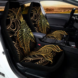 Gold Koi Carp Fish Print Universal Fit Car Seat Covers 102422