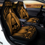 Gold Odin With Huginn And Muninn Print Universal Fit Car Seat Covers 102422