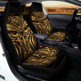Gold Owl Spirit Print Universal Fit Car Seat Covers 102422