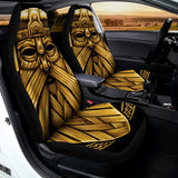 Gold Viking Norse God Odin Print Universal Fit Car Seat Covers 102422
