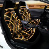 Golden Celtic Knot Print Universal Fit Car Seat Covers 102422