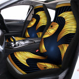 Golden Pisces Zodiac Sign Print Universal Fit Car Seat Covers 102422