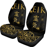 Golden Reiki Print Universal Fit Car Seat Covers 102422
