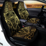 Golden Spiritual Elephant Print Universal Fit Car Seat Covers 102422