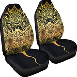 Golden Spiritual Stingray Print Universal Fit Car Seat Covers 102422