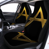 Golden Star of David Print Universal Fit Car Seat Covers 102422