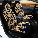 Golden Tribal Sea Turtle Print Universal Fit Car Seat Covers 102422