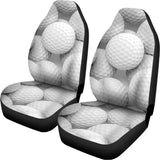 Golf Ball 3D Print Universal Fit Car Seat Covers 102422