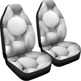 Golf Ball 3D Print Universal Fit Car Seat Covers 102422