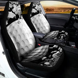 Golf Ball Breaking Wall Print Universal Fit Car Seat Covers 102422