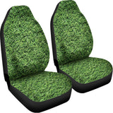 Golf Course Grass Print Universal Fit Car Seat Covers 102422