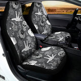 Gothic Wicca Curse Print Universal Fit Car Seat Covers 102422
