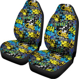 Graffiti Wall Print Universal Fit Car Seat Covers 102422