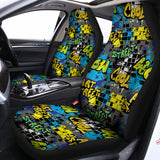 Graffiti Wall Print Universal Fit Car Seat Covers 102422