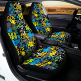 Graffiti Wall Print Universal Fit Car Seat Covers 102422