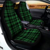 Green And Black Tartan Pattern Print Universal Fit Car Seat Covers 102422