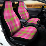 Green And Pink Buffalo Plaid Print Universal Fit Car Seat Covers 102422