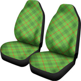Green And Red Plaid Pattern Print Universal Fit Car Seat Covers 102422