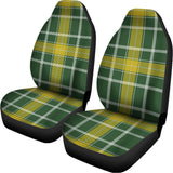Green And Yellow Stewart Tartan Print Universal Fit Car Seat Covers 102422