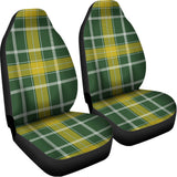 Green And Yellow Stewart Tartan Print Universal Fit Car Seat Covers 102422