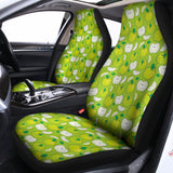 Green Apple Fruit Pattern Print Universal Fit Car Seat Covers 102422