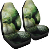 Green Avocado Print Universal Fit Car Seat Covers 102422