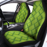 Green Bamboo Print Universal Fit Car Seat Covers 102422
