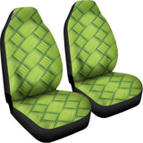 Green Bamboo Print Universal Fit Car Seat Covers 102422