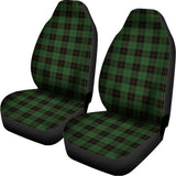 Green Black And Red Tartan Pattern Print Universal Fit Car Seat Covers 102422