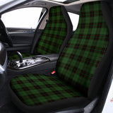 Green Black And Red Tartan Pattern Print Universal Fit Car Seat Covers 102422