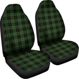 Green Black And Red Tartan Pattern Print Universal Fit Car Seat Covers 102422