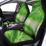 Green Cabbage Leaf Print Universal Fit Car Seat Covers 102422