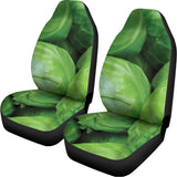 Green Cabbage Print Universal Fit Car Seat Covers 102422