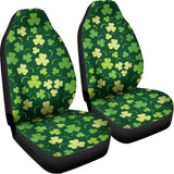Green Clover Saint Patrick's Day Print Universal Fit Car Seat Covers 102422