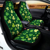 Green Clover Saint Patrick's Day Print Universal Fit Car Seat Covers 102422