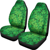 Green Clover St. Patrick's Day Print Universal Fit Car Seat Covers 102422