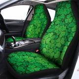 Green Clover St. Patrick's Day Print Universal Fit Car Seat Covers 102422