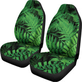 Green Fern Leaf Print Universal Fit Car Seat Covers 102422