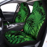 Green Fern Leaf Print Universal Fit Car Seat Covers 102422