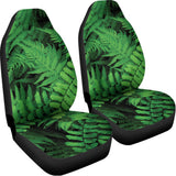 Green Fern Leaf Print Universal Fit Car Seat Covers 102422