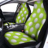 Green Golf Ball Pattern Print Universal Fit Car Seat Covers 102422