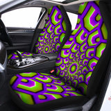 Green Hive Moving Optical Illusion Universal Fit Car Seat Covers 102422