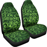 Green Irish Saint Patrick's Day Print Universal Fit Car Seat Covers 102422