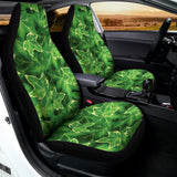 Green Ivy Leaf Pattern Print Universal Fit Car Seat Covers 102422