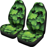 Green Ivy Leaf Print Universal Fit Car Seat Covers 102422