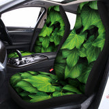 Green Ivy Leaf Print Universal Fit Car Seat Covers 102422
