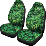 Green Ivy Wall Print Universal Fit Car Seat Covers 102422
