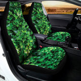 Green Ivy Wall Print Universal Fit Car Seat Covers 102422