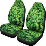 Green Leaf Print Universal Fit Car Seat Covers 102422